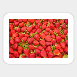 Fresh strawberries Sticker